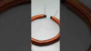 Self Running Free Energy Copper Device 100% from magnet - How to make at home #shorts