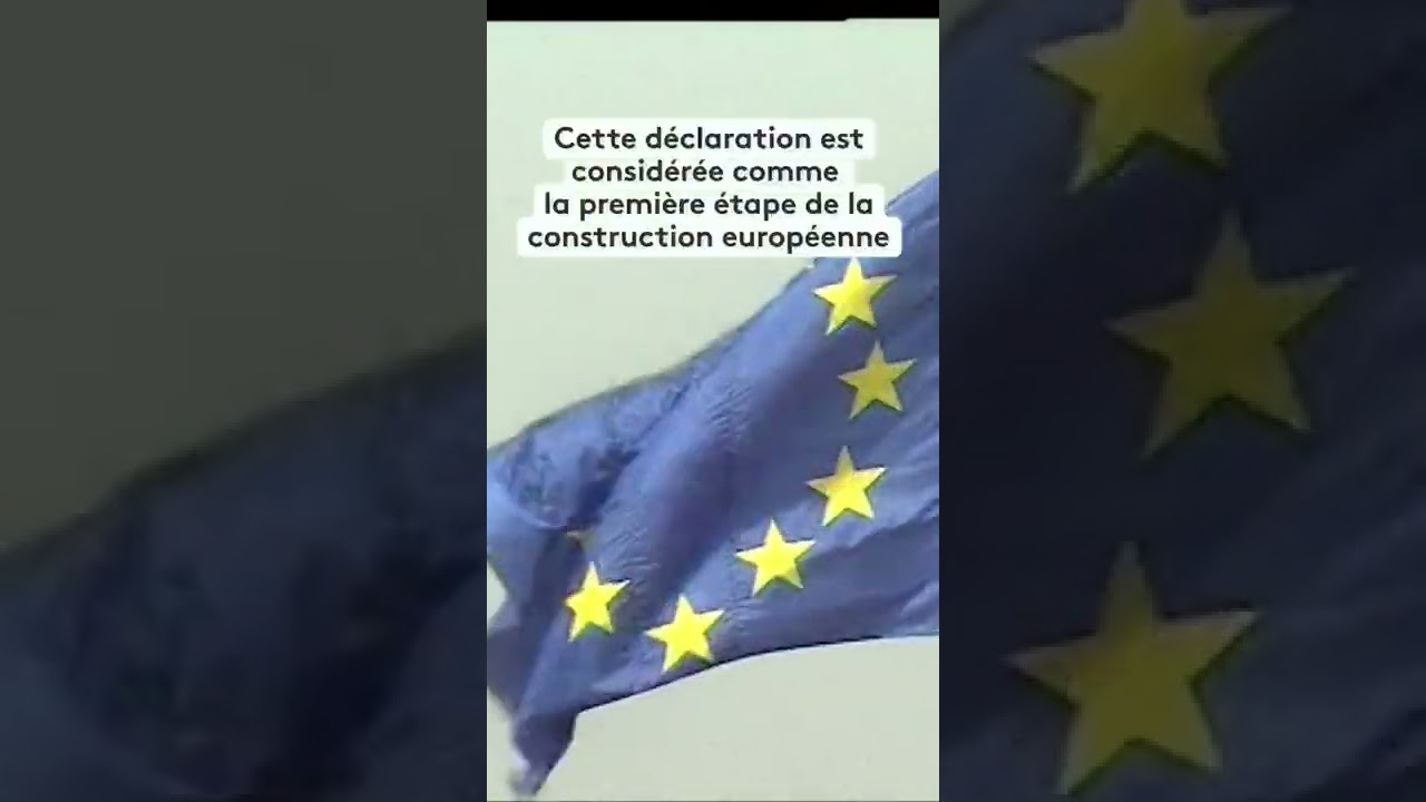 Depuis 1986, on fête la Journée de l'Europe le 9 mai, date anniversaire de la "déclaration Schuman"