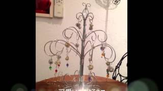 ワイヤークラフト 作品　クリスマスツリー　手作り