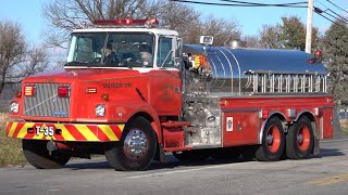 Lyons Fire Company Tanker 35 Responding 11/20/22