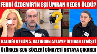 Müge Anli Şoka Gi̇rdi̇ Ferdi̇ Özdemi̇ri̇n Eşi̇ Ümran Neden Öldü Son Sözleri̇ Ci̇nayeti̇ Ortaya Çikardi