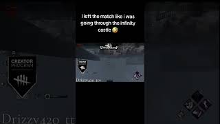 I left the match going through the infinity castle #dbd #gamergirl #fyp #deadbydaylight #horror