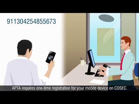 Time Attendance and Access Control System Matrix COSEC APTA mobile application