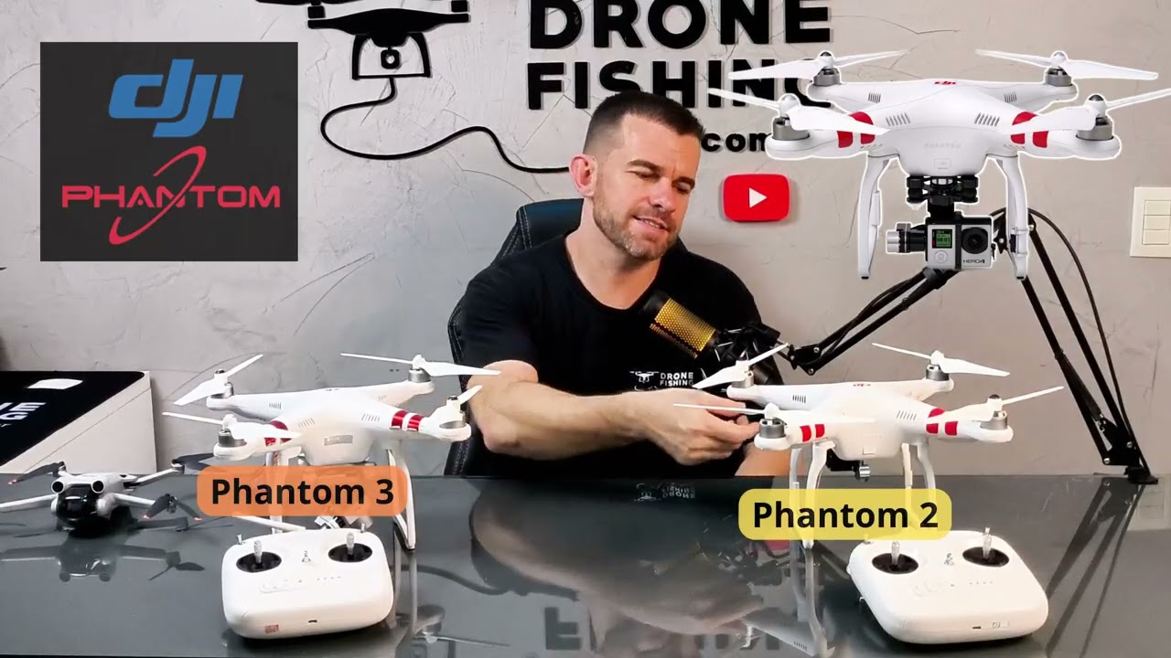 O MELHOR DRONE DE PESCA 2025? | Parte 2 - DJI Phantom 1 a 4 na Prática - Adaptações para dispensador
