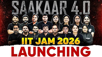 SAAKAAR 4.0 Launch | Ultimate Batch for IIT JAM 2026 Begins! #iitjam2026 #pw #pwiitjam