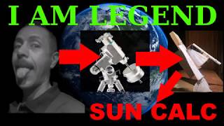 Flat earth... i am legend (equatorial mount)