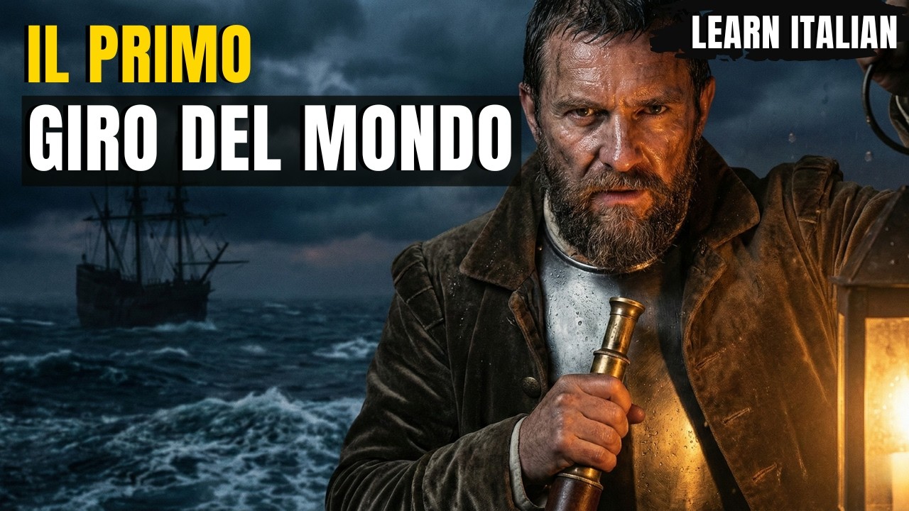 Ferdinando MAGELLANO: Il Primo Viaggio Intorno al Mondo 🌍⛵️| Italiano Facile | Learn Italian