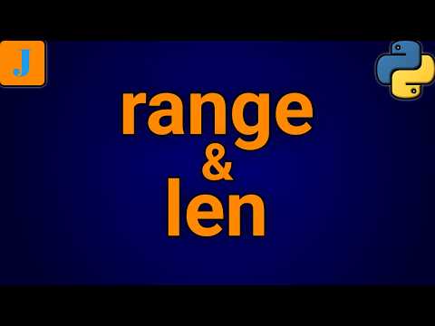 Python range and len