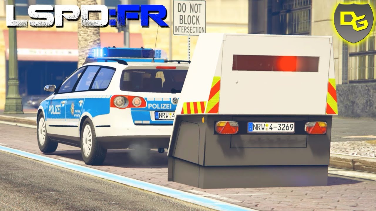 Mobiler BLITZER im Dienst! 📸 GTA 5 LSPD:FR 