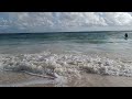 Morning waves after rain in Punta Cana