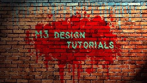 how to write text on brick wall | photoshop tutorial