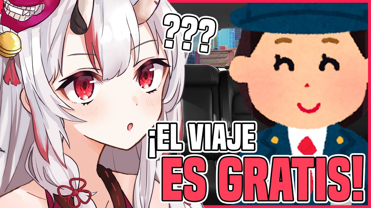 Ayame usa su encanto para viajar gratis en taxi -Hololive