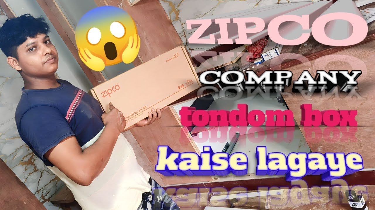 zipco company tondom box kaise lagaen ☑️ant modular kitchen basket