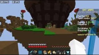 SKYWARS DENEDİM !! (CraftRise SkyWars) ilk oynayışım :d
