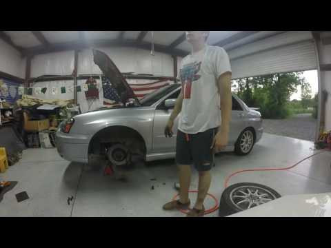 Coilover Install Timelapse - 2005 Subaru Impreza WRX