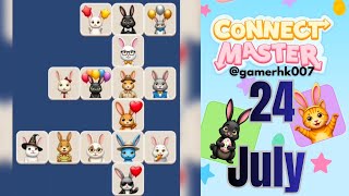 Connect Master daily Challenge 24 July 2026 Walkthrough Solution 