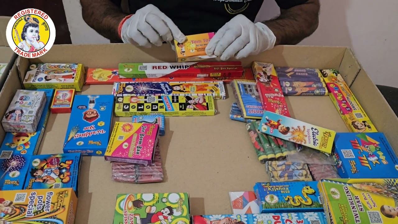 50 Items | Sri Krishna Fireworks | Grand Prix Gift Box 