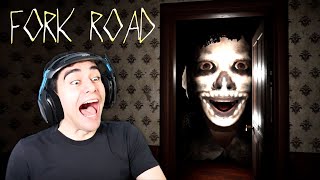 I INSTANTLY REGRET PLAYING THIS HORROR GAME! - Fork Road