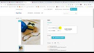 dynamic product by size prestashop module