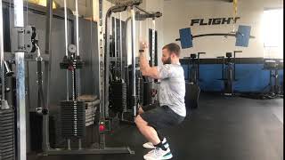 Cable Zercher Squat ISO