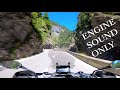 Honda NC750X (Engine Sound Only) On A Beautiful Motorcycle Road, Красивая Горная Дорога В Швейцарии