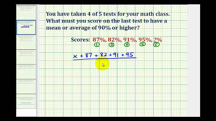 Ex:  Find a Score Needed for a Specific Average - DayDayNews