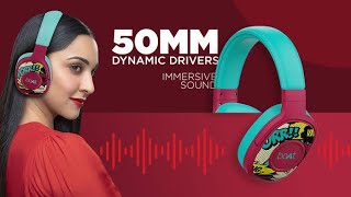 boAt Rockerz 550 Over Ear Bluetooth Headphones Soft Padded Ear Cushions and Physical Noise Isolation screenshot 2