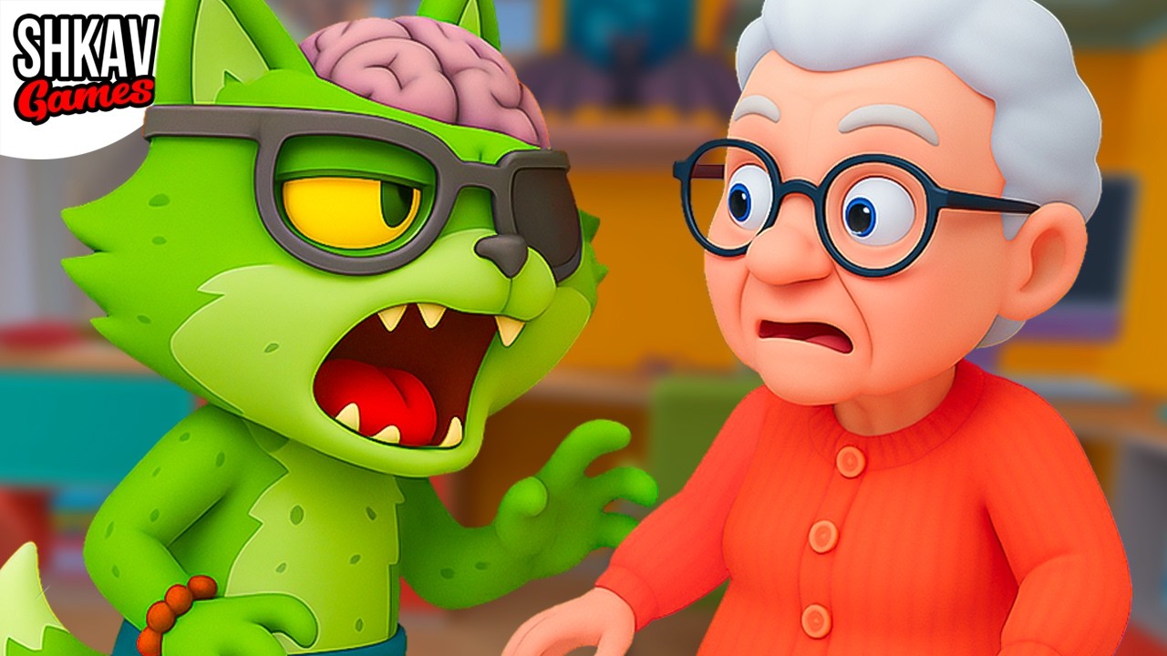 КОТ стал ЗОМБИ в I Am Cat VR! 🧟🐱 БАБУЛЯ в ШОКЕ! / часть 53 /