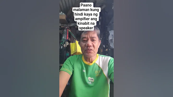 paano malaman kung hindi kaya ng amplifier ang kinabit na speaker #electronics #amplifier #speaker