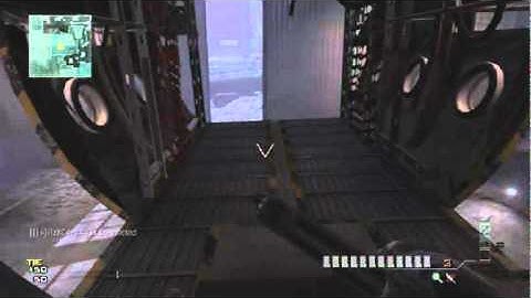 MW3 shotgun jump inside the plane on Outpost