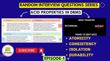 Interview Questions and Answers -1 | Acid Properties in DBMS