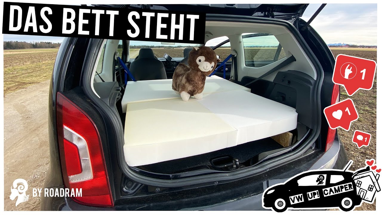 VW UP! Camper - Das BETT ist FERTIG│DIY MiniCamper #03