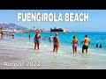 Fuengirola Malaga Spain Beach Walk Costa del Sol August 2022 [4K]