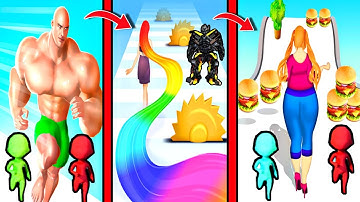 Noob Vs Pro Vs Hacker In Racing Smash, Hair Challenge