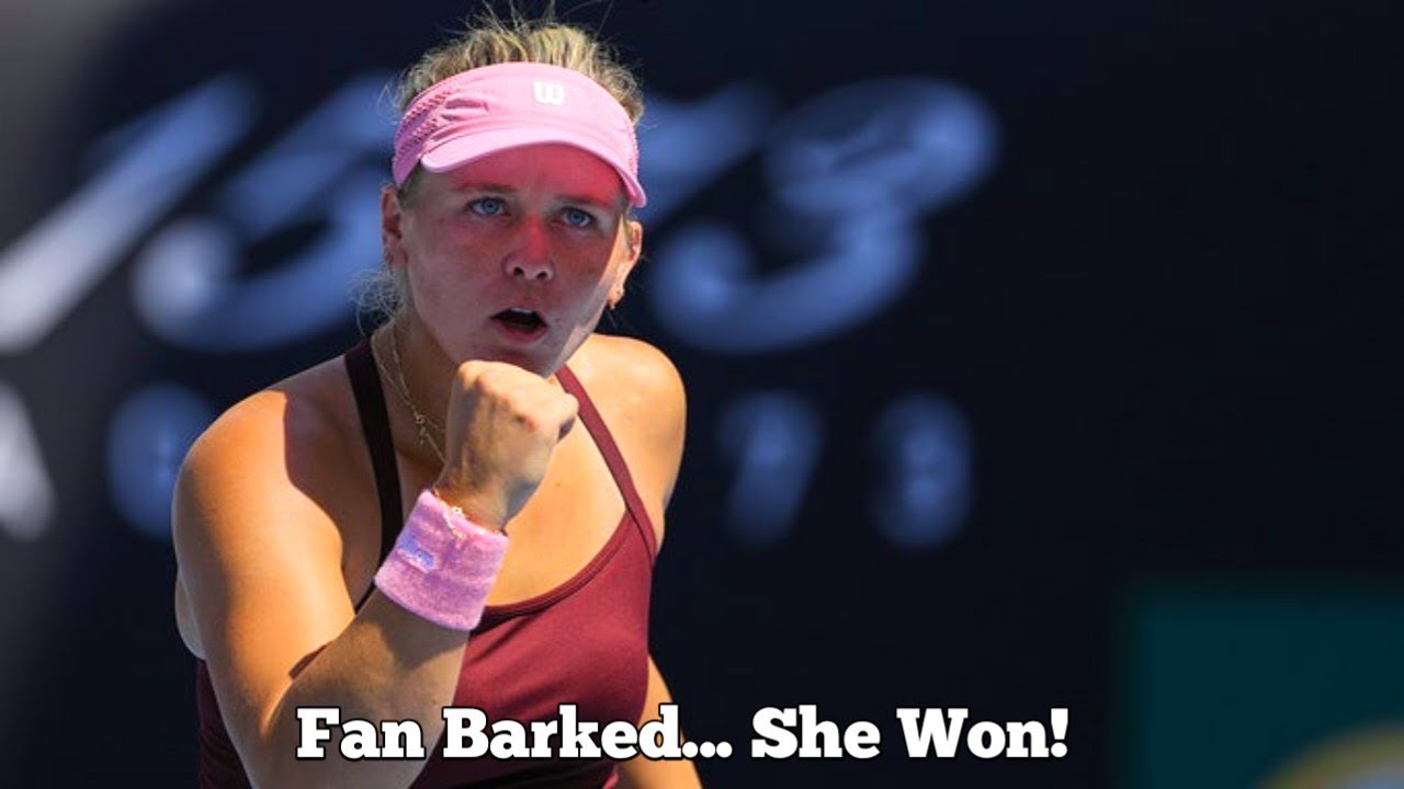 American tennis player has request for Australian Open fan who 'barked' at her in upset win.