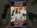 ✅ Late Periods Warning Signs | Irregular Periods Causes, PCOS &amp; Hormonal Imbalance