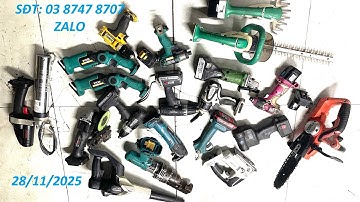 28/11/2025 CẮT SẮT THUỶ LỰC, CƯA XÍCH, LOA ỐNG ĐỒNG, BƠM MỠ BÒ, CẮT RUNG...NHẬT BÃI LH: 03 8747 8707