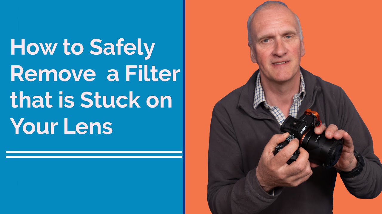 How to unscrew a filter that is stuck on your camera lens 