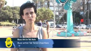 'Buzz Art' in Tel Aviv's Rabin Square: Giant Metal Fan Monument Reminds Israelis of Childhood