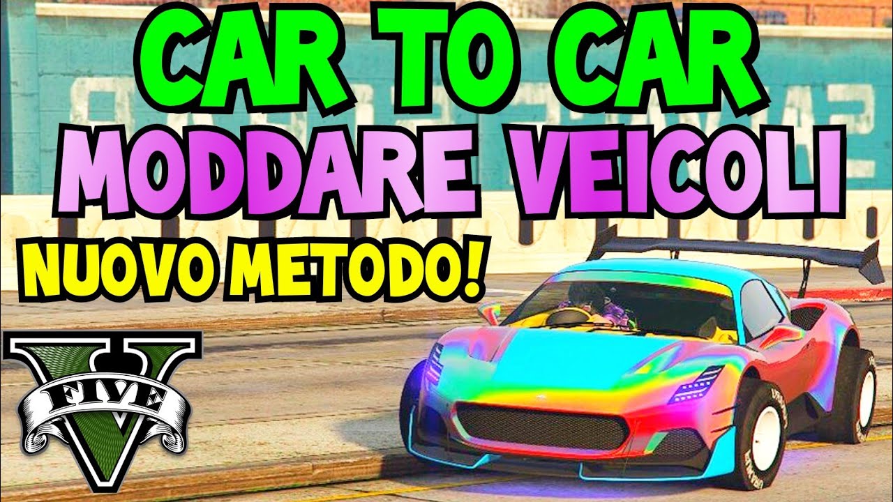 GTA 5 ONLINE PS4/5 - CAR TO CAR NUOVO METODO - MODDARE VEICOLI GTA 5 - RUOTE F1 - NUOVI GLITCH GTA
