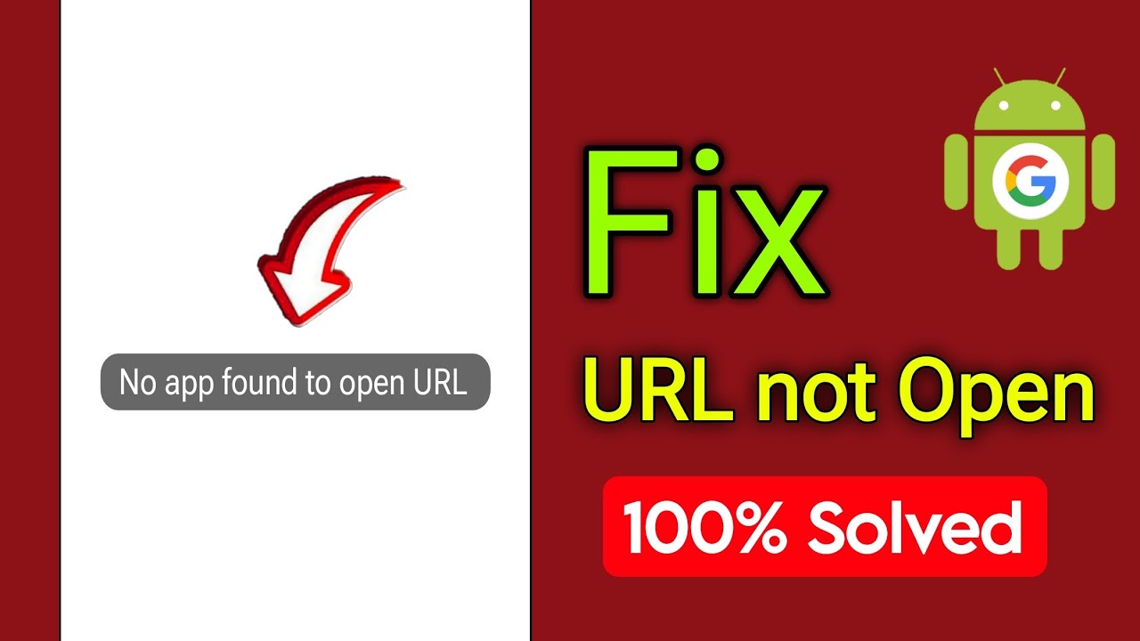 No App Found to Open URL Problem Solve (2025) | Fix No App Found to ...