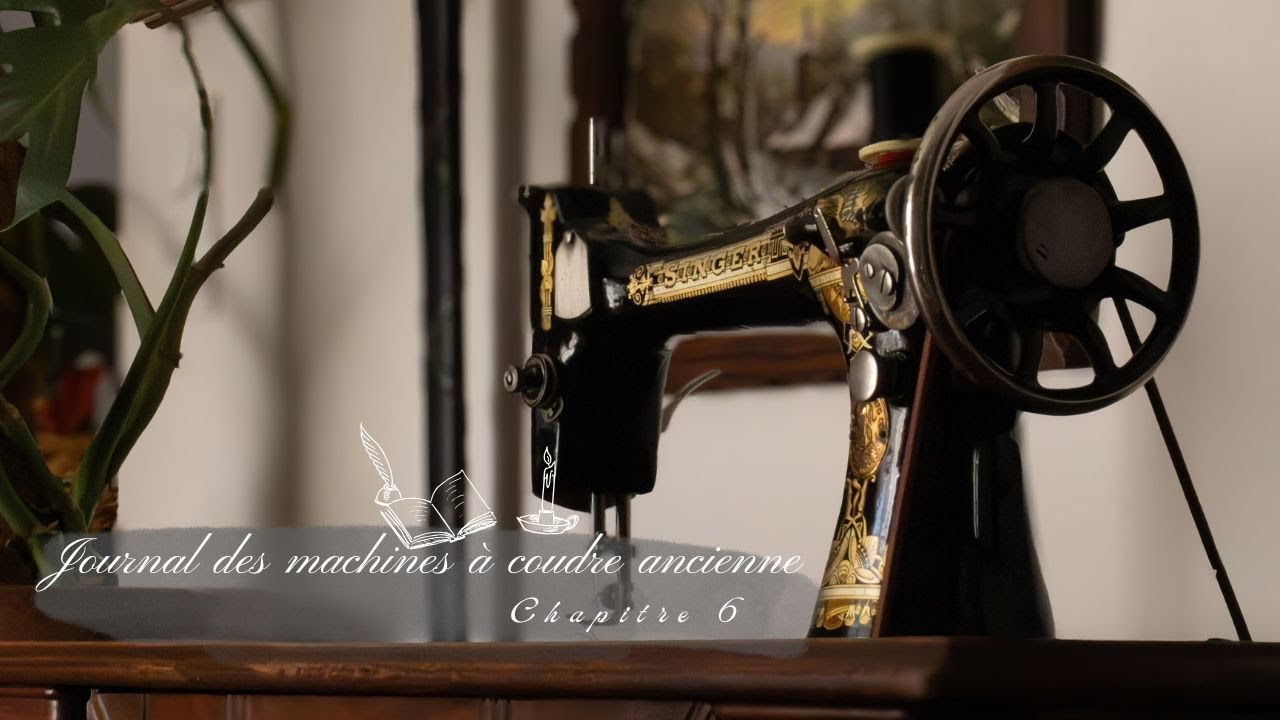 Comment coudre avec une machine à coudre de 1910. Tuto avec ma soeur.