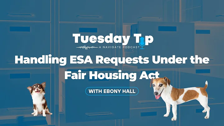 Tuesday Tip: Handling ESA Requests Under the Fair Housing Act