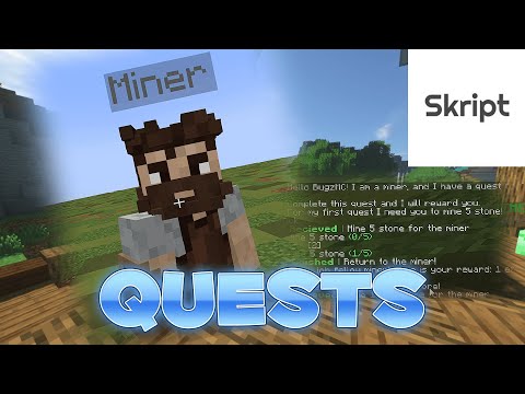 How to create Quests and NPCs | Skript tutorial