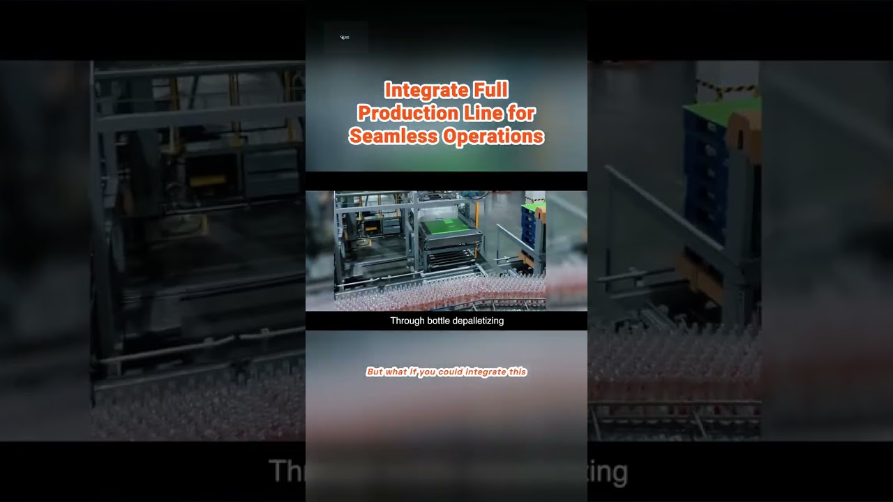 Automate Glass Bottle Unloading for Zero Human Touch & Efficiency