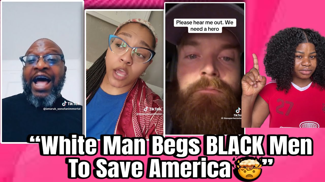 “White Man BEGS Black Men to Save America… The Audacity 😳”