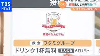 ワクチン接種済で割引や行動制限緩和の動き 明るい未来は近い？