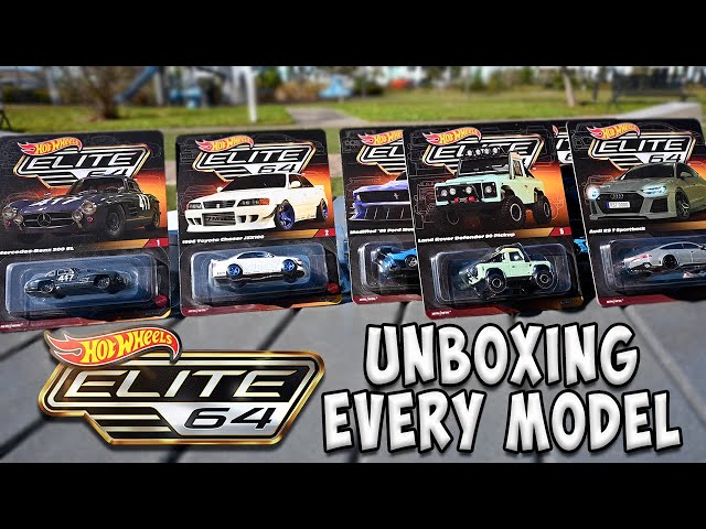 Unboxing Every Hot Wheels Elite 64 Models (1- 6) - YouTube