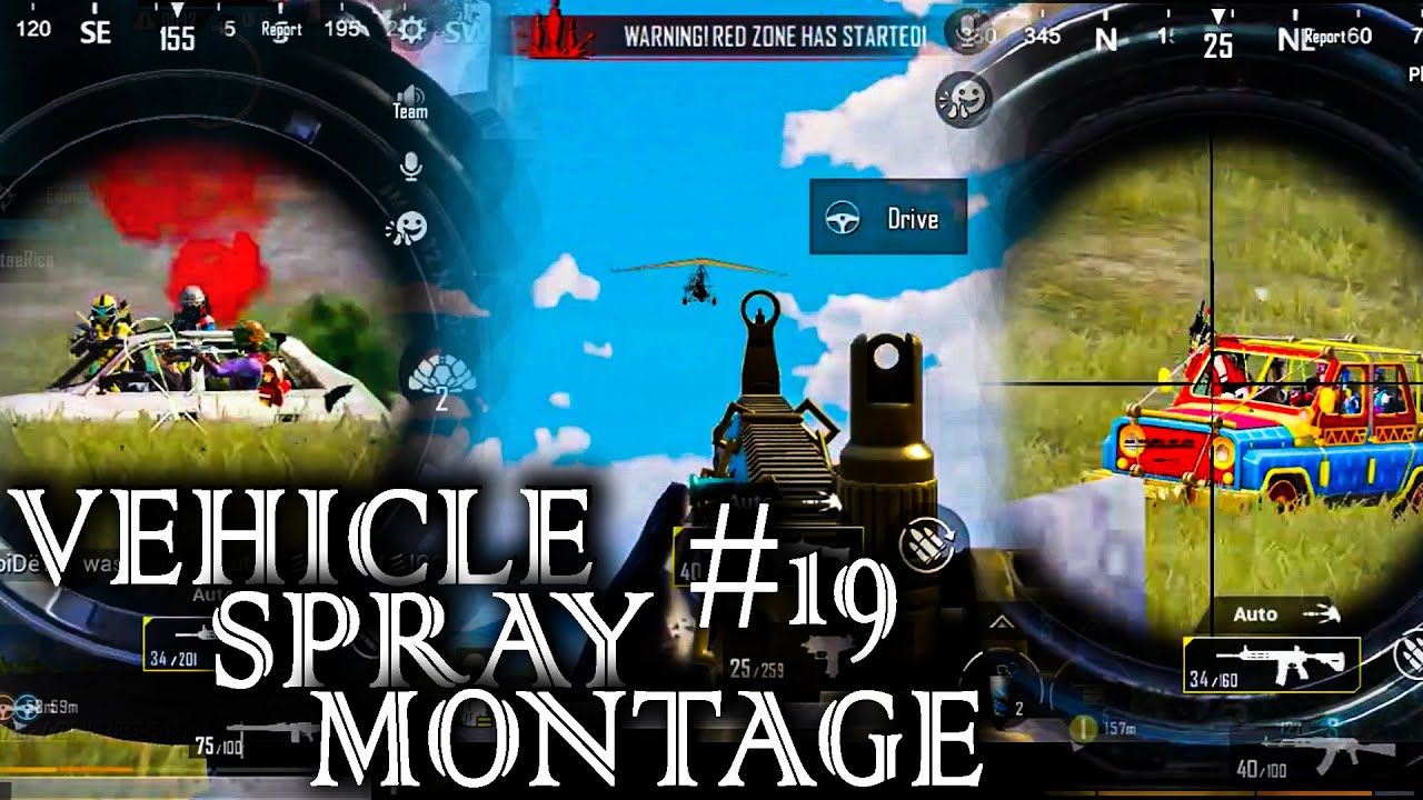 Car Spray Montage #19 | Shaft Gaming | BattlegroundsMobileIndia