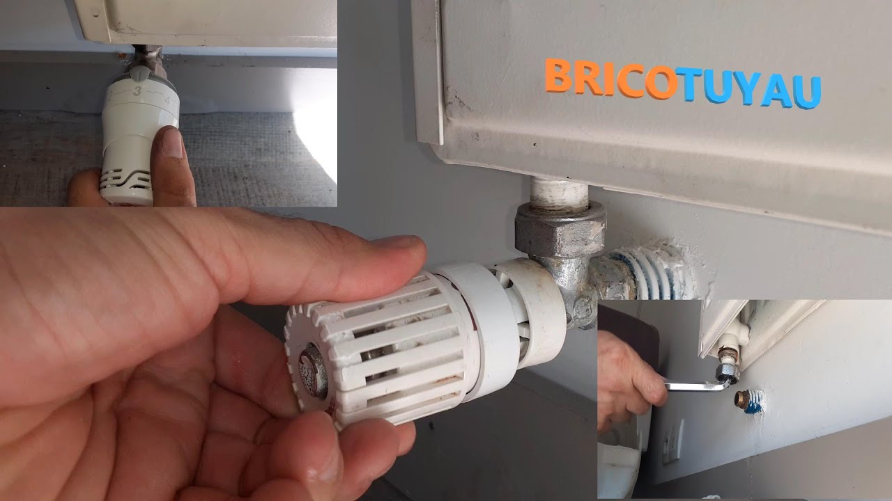 remplacer-un-robinet-thermostatique-radiateur-youtube